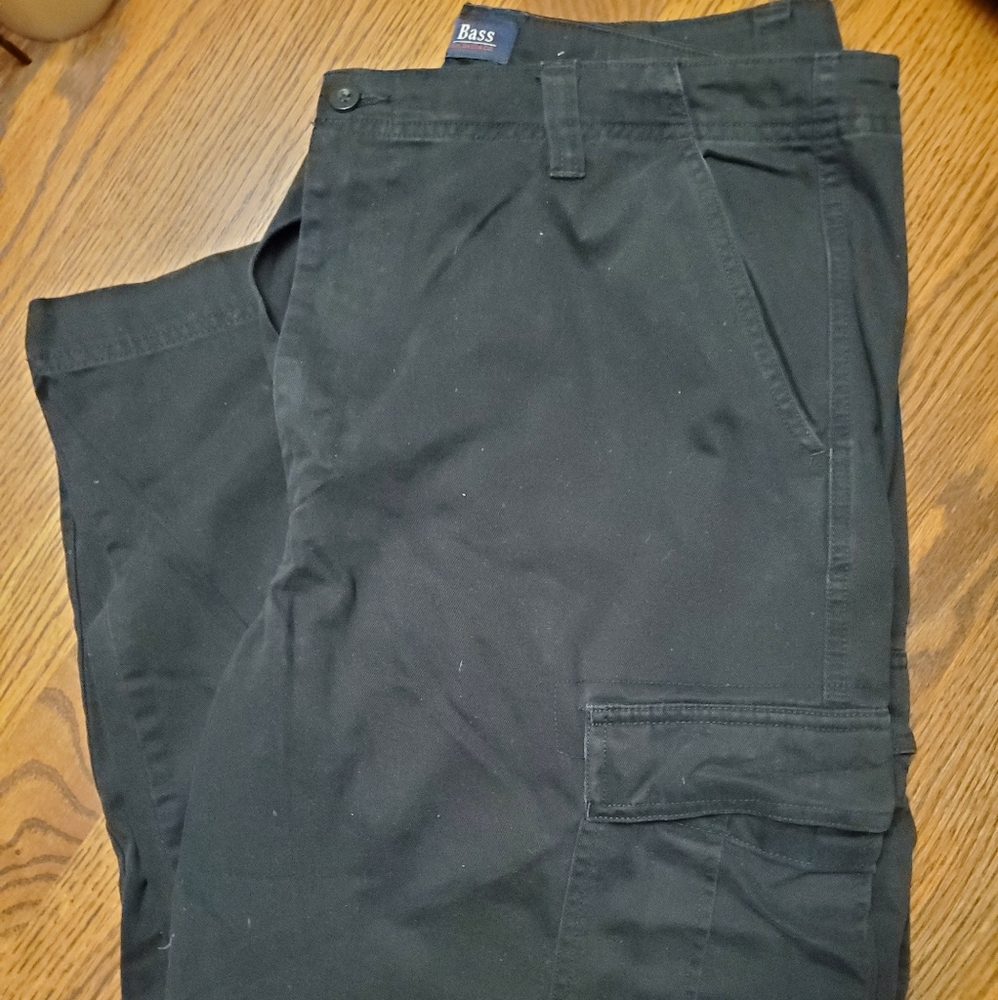 Bass black pants made by Bass 36X32